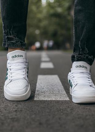 Кросівки adidas new forum “white\green” кроссовки4 фото