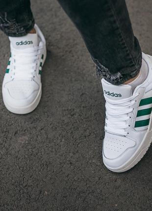 Кросівки adidas new forum “white\green” кроссовки5 фото