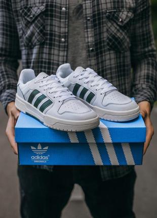 Кросівки adidas new forum “white\green” кроссовки8 фото