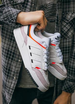 Кросівки adidas drop step “white\grey\orange” кроссовки