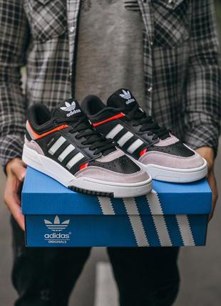 Кросівки adidas drop step “black\grey\orange” кроссовки8 фото