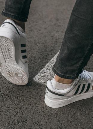 Кроссовки adidas drop step “white\gold\balck” кроссовки2 фото