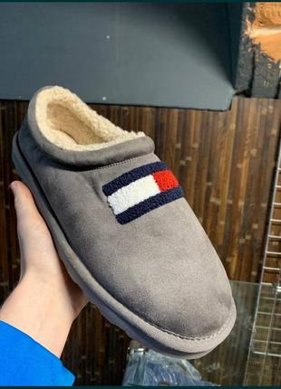 Tommy hilfiger sport casual тапочки утепленние домашние фирменние luxury7 фото