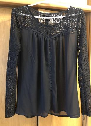 Блуза чёрная vila clothes размер м