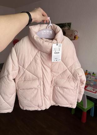 Куртка zara original 130 пудра