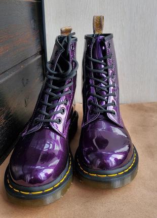 Лакові ботинки dr. martens vegan4 фото