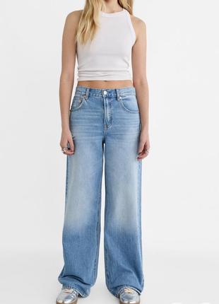 Stradivarius стильні джинси жіночі wide leg jeans