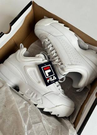 Оригінальні кросівки fila disruptor ii white 5vf80170-100