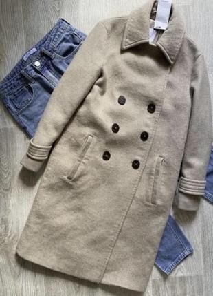 Mango двубортное пальто, шерстяное пальто, пальто, куртка, курточка6 фото