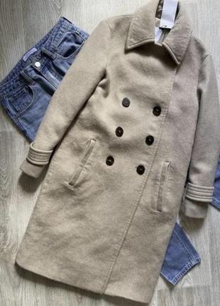 Mango двубортное пальто, шерстяное пальто, пальто, куртка, курточка7 фото