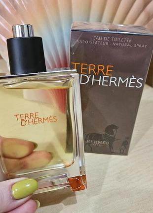 Terra d’hermes 100 ml чоловічі2 фото