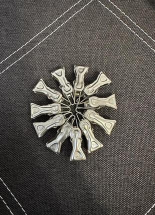 Зажими для штор металеві, прищепки для гардин