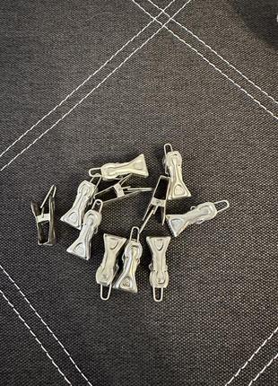 Зажими для штор металеві, прищепки для гардин