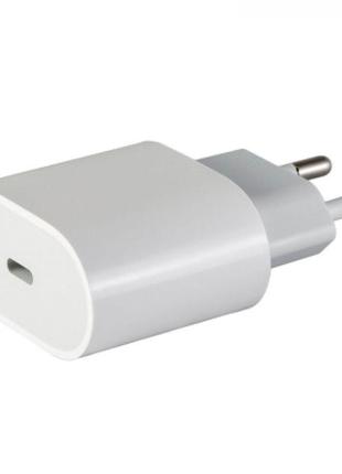 Сетевое зарядное устройство (адаптер) для apple iрhone a1692 pd / 25w white high quality carton box