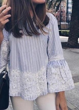 Актуальная, модная, стильная блузка, блуза zara