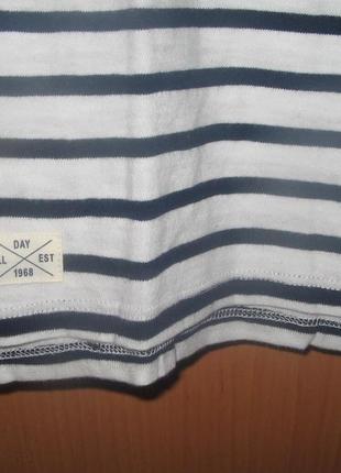 Реглан, батник h&m полоска р.8-10 лет на рост 134-140