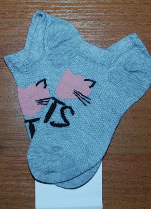 3 пари літні шкарпетки 1-3, 3-5, 5-7, 7-9 bross бросс котик сітка2 фото