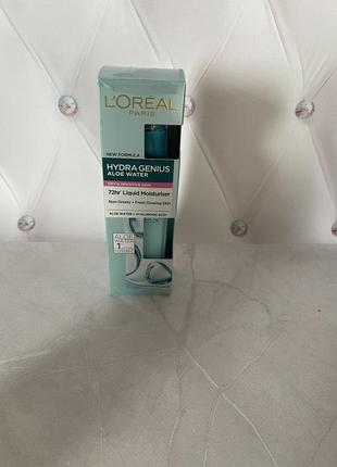 Аква-флюид для лица l'oreal paris гений увлажнения для сухой чувствительной кожи лица