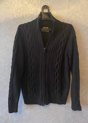 Вінтажна чоловіча кофта на блискавці від pierre cardin