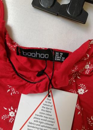 Сукня сарафан трикотаж віскоза квітковий принт boohoo4 фото