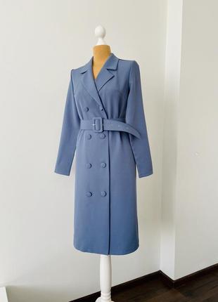 Платье-пиджак с поясом