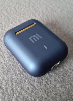 Сині безлротові навушники xiaomi j18