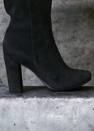 Високі чоботи, натуральна замша, 40 розмір