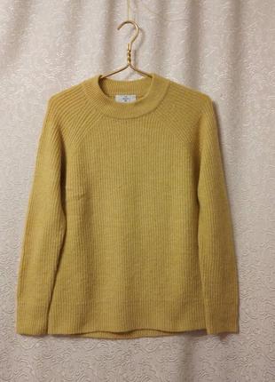 Брендовый шерстяной свитер джемпер пуловер большого размера шерсть9 фото