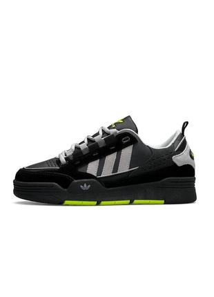 Adidas adi2000 черные с серым и зеленым