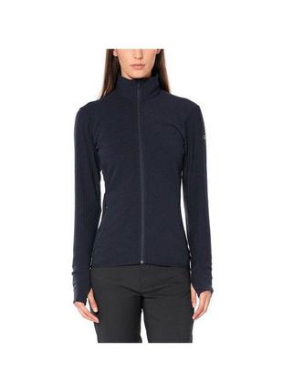 Icebreaker descender ls zip midnight navy