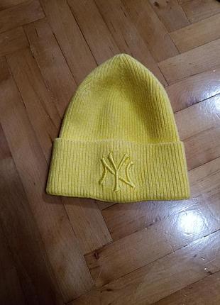 М'яка еластична шапка біні new york yankees
