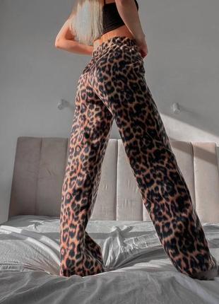 Трендові штани леопард1 фото
