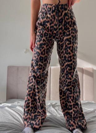Трендові штани леопард5 фото