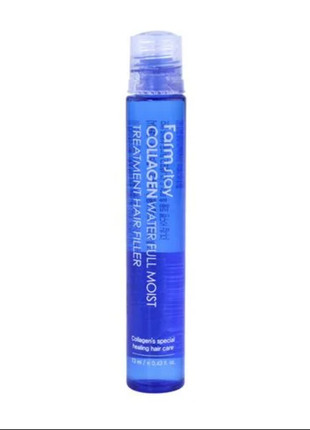 Farmstay collagen water full moist treatment hair filler увлажняющий филлер для волос с коллагеном2 фото