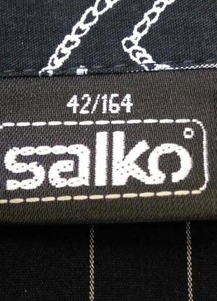 M-xl женский жакет на завязках salko хлопок 66%, плотная блуза, принт цветы8 фото