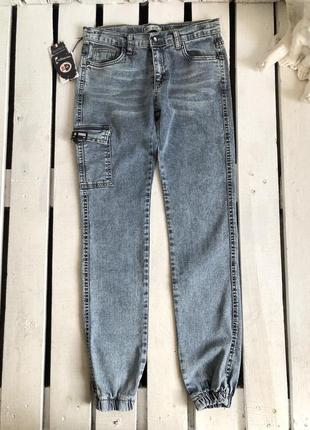 Брендові джинси джогери підліткові для хлопчика toni wanhill туреччина сині 158(13 років)