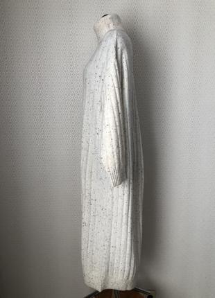 Стильное объёмное  длинное платье свитер оверсайз от mango, размер  s (m-l)4 фото
