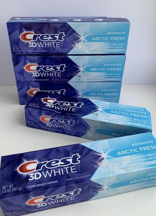 Відбілююча зубна паста crest 3d white arctic fresh 107g