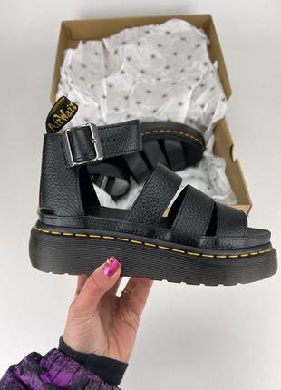 Босоніжки dr. martens clarissa ii quad 24476001, оригінальні босоніжки до мартінс жіночі  шкіра