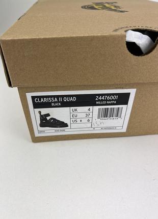 Босоніжки dr. martens clarissa ii quad 24476001, оригінальні босоніжки до мартінс жіночі  шкіра8 фото