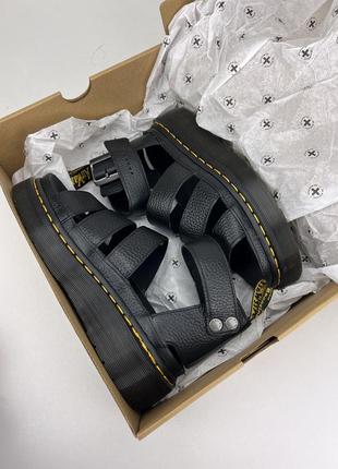 Босоніжки dr. martens clarissa ii quad 24476001, оригінальні босоніжки до мартінс жіночі  шкіра7 фото