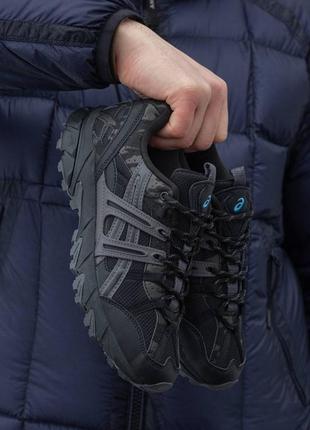 Чоловічі кросівки asics gel sonoma 15-50 black camo асікс чорного кольору