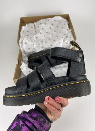 Босоніжки dr. martens clarissa ii quad 24476001, оригінальні босоніжки до мартінс жіночі  шкіра3 фото