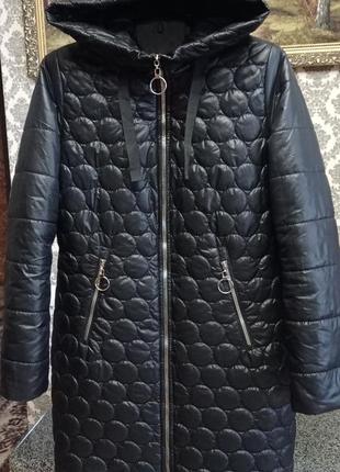 Нова 💥🔥демісезонна утеплена жіноча куртка з капюшоном