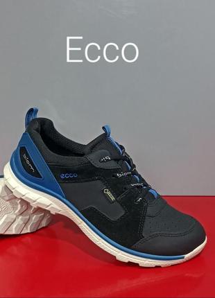 Кожаные кроссовки ecco biom gore-tex оригинал