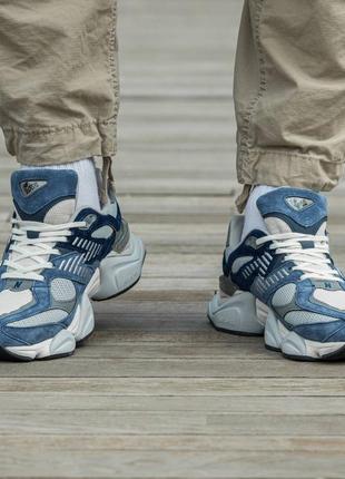 Чоловічі кросівки new balance 9060 blue нью беланс синього кольору5 фото