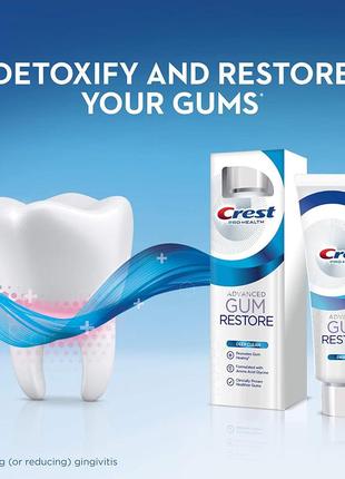 Глибоке очищення та здорові ясна зубною пастою crest pro-health advanced gum restore deep clean 104g2 фото
