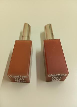 Помады. guerlain kisskiss stick gloss. 941. 962. без колпачков.2 фото