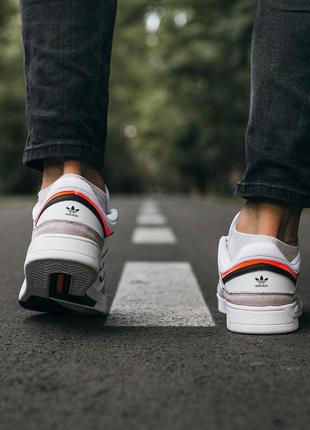Adidas adidas drop step “white\grey\orange” мужские кроссовки адидас белые 41-446 фото