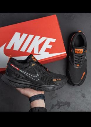 Мужские летние текстильные кроссовки nike2 фото